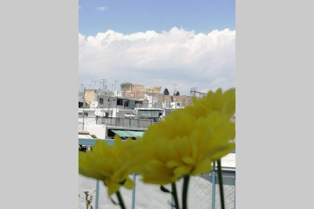 Rooftop Studio, Acropolis View! Athens Luaran gambar