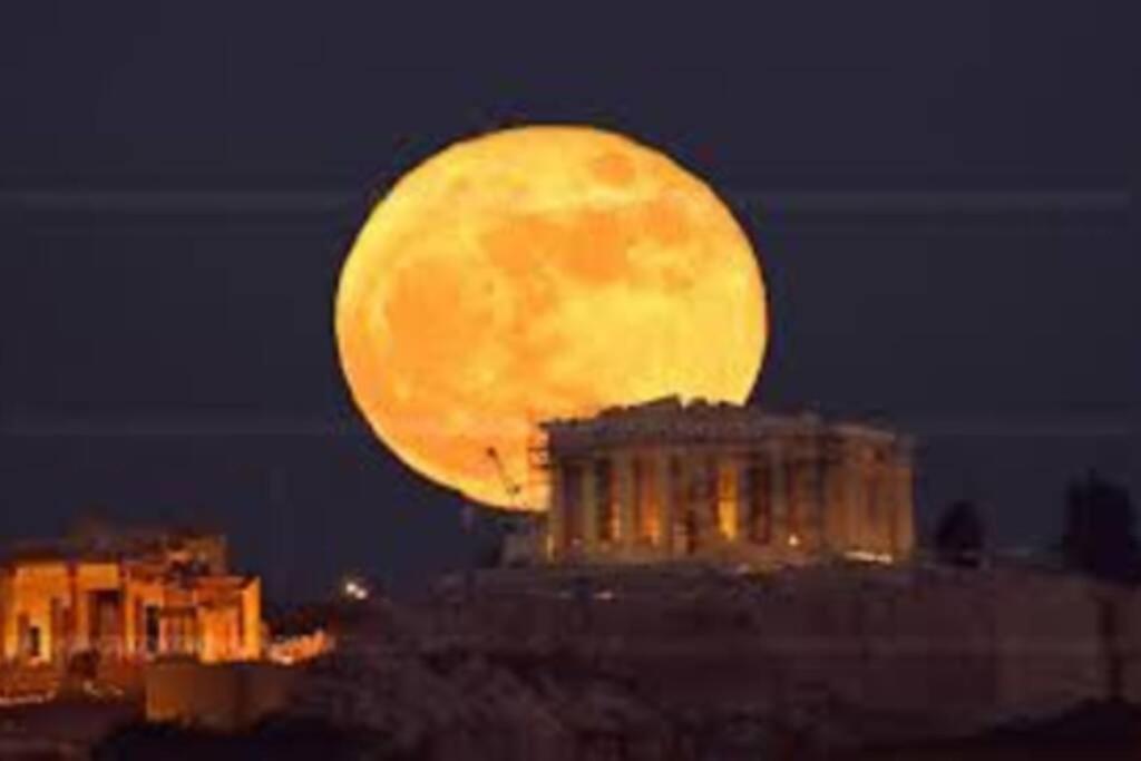 Rooftop Studio, Acropolis View! Athens Luaran gambar
