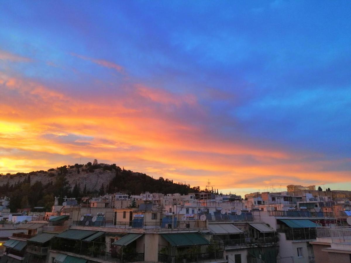 Rooftop Studio, Acropolis View! Athens Luaran gambar