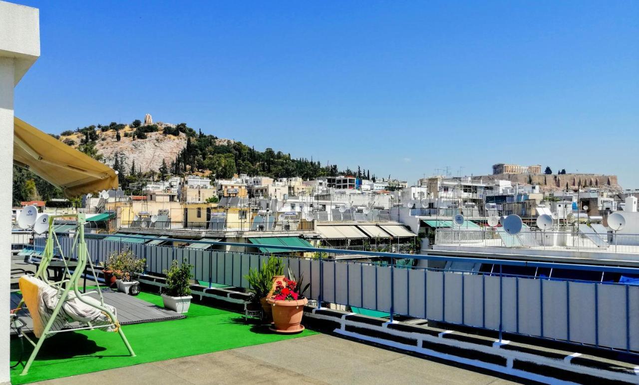 Rooftop Studio, Acropolis View! Athens Luaran gambar